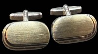 Auktion 374<br>Paar Silber-835- Manchettenkn&ouml;pfe, 9,14 gr