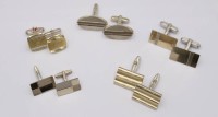 Auktion 374<br>5 Paar div. Manschettenkn&ouml;pfe, Silber, zus. ca. 62gr.