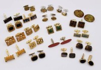 Auktion 374<br>20 Paare div. Modeschmuck-Manschettenkn&ouml;pfe