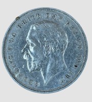 Auktion 374<br>Gro&szlig;britannien, 1 Crown 1935, K&ouml;nig George V. - Silber, zum 25 Kr&ouml;nungsjubil&auml;um, nur 1935 gepr&auml;gt, D-4 cm, 28,28 gr.