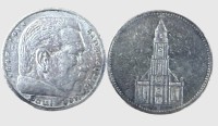 Auktion 374<br>2x 5 Reichsmark, 1934-1936, Silber