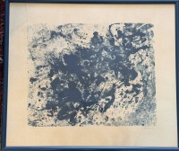 Auktion 374<br>Thieler, Fred Eigtl. Fritz Wilhelm Richard Thieler, K&ouml;nigsberg 1916 - 1999 Berlin, (19)60,  Komposition, Lithografie, 4/35, ger/Glas, RG 73x62 cm