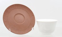 Auktion 375<br>Koppchen mit Untertasse von der Manufaktur Meissen, 1986, ca. H-4,5cm