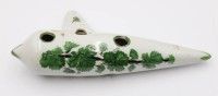 Auktion 375<br>Okarina, Meissen, Weinlaubdekor, &auml;lter, ca. L-19cm