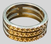 Auktion 375<br>breiter Silberring mit klaren Steinen-925-, Kronenmarke "TC", RG 57, 7,43 gr.