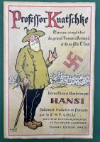 Auktion 375<br>Professor Knatschke - oeuvres compl&egrave;tes du grand savant allemand et de sa fille Elsa, HANSI, 1946, Satire, PP, guter Zustand