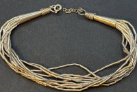 Auktion 375<br>mehrreihiges Silber-Armband-925-, L-19 cm, 8,82 gr.