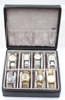 Auktion 375<br>8x div. Vintage-Armbanduhren, u.a. Kienzle, Junghans etc., Werke laufen alle an, Alters-u. Tragespuren