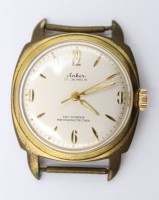 Auktion 375<br>Vintage-Herrenarmbanduhr, Anker, Handaufzug, Werk l&auml;uft, ohne Band, D-3,3cm