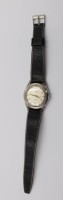 Auktion 375<br>Vintage-Herrenarmbanduhr, ZenTra Automatic, Werk l&auml;uft, Tragespuren, ca. D-35cm
