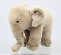 Auktion 375<br>Elefant, Steiff, nur Knopf, &auml;lter, ca. H-16cm