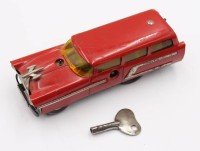 Auktion 375<br>Schuco Varianto-Station-Car 3049 Kombi, Schl&uuml;sselwerk l&auml;uft an, L-11,5cm, bespielte Erhaltung