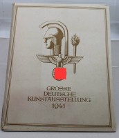 Auktion 375<br>Kunstmappe, Grosse Deutsche Kunstaustellung 1941, nicht kompl. es fejlen Blatt Nr. 13, 16, 18 und 20, ca. 51,5 x 41,5cm