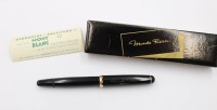 Auktion 375<br>Vintage-F&uuml;llfederhalter Montblanc Monte Rosa, Nr. 042, 585er Goldfeder, orig. Schachtel