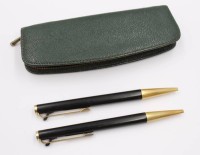 Auktion 375<br>zwei Vintage-Kugelschreiber, Montblanc Ballpix Nr. 784, 1x ohne Miene, ca. L-12,7cm