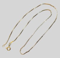 Auktion 375<br>feines Goldkettchen-333-, L-38 cm, 3,08 gr.