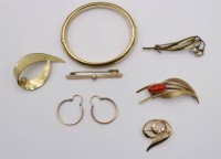 Auktion 375<br>kl. Konvolut Doubl&eacute;-Schmuck