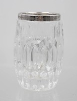 Auktion 375<br>kl. Vase, Sterling-Rand, H-7cm