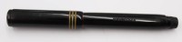 Auktion 375<br>Vintage-F&uuml;llfederhalter der deutschen Traditionsmarke Soennecken, 40er Jahre, 585er GG-Feder, Klammer fehlt