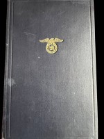 Auktion 375<br>Adolf Hitler "Mein Kampf" blaue Ausgabe, leichte Feuchtigkeitssch&auml;den