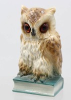 Auktion 375<br>Rauchverzehrergeh&auml;use, Eule, nur Nr., ca. H-15cm