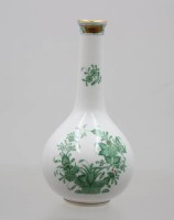 Auktion 375<br>Keulenvase, Herend, Aponyi gr&uuml;n, H-15cm