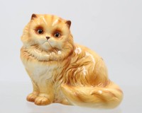 Auktion 375<br>Katze, Goebel, Unterglasurfarben, ca. H-11,5cm