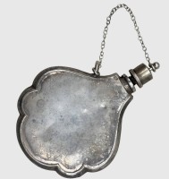 Auktion 375<br>Parfum Flacon, Silber gepr&uuml;ft, 6,5x4,8 cm, 16 gr