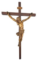 Auktion 375 / Los 15064 <br>gr. Wandkruzifix, Holz, 60x33 cm