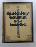 Auktion 375<br>Hindenburg-Denkmal f&uuml;r das deutsche Volk