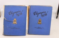 Auktion 375<br>2x Sammelalben, Olympia 1936, Alters-u. Gebrauchsspuren, wohl kompl.