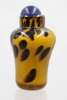 Auktion 375<br>chinesisches Schnupftabaksfl&auml;schchen, &auml;lter, Glas, ca. H-6,5cm