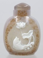 Auktion 375<br>antike chinesische Schnupftabaksfl&auml;schchen, ca. H-7,5cm