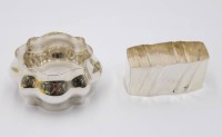 Auktion 375<br>2x Serviettenringe, Silber 800/835,  B-2,5 u.3cm , 41,5gr.