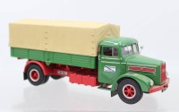 Auktion 375 / Los 12040 <br>MAN F8 Pritsche mit Plane (1953), 1:43, Minichamps, 1x Spiegel fehlt