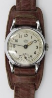 Auktion 375<br>vintage Armbanduhr, UMF Ruhla, Handaufzug, Werk l&auml;uft, ca. D-3,1cm