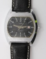 Auktion 375<br>Vintage-Armbanduhr, Ruhla, Handaufzug, Werk l&auml;uft, ca. D-3,7cm, starke Tragespuren