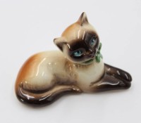 Auktion 375 / Los 9047 <br>kl. Siam-Katze, Goebel, ca. H-5cm