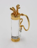Auktion 375<br>Golfbag &bdquo;Crystal Memories&ldquo;-Sammlerkollektion, H-ca. 5cm