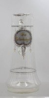 Auktion 375 / Los 10041 <br>hoher Schenkkrug um 1900, Zur Silberhochzeit, Emaillemalerei berieben, ca. H-27,5cm