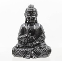 Auktion 375<br>dekorative Buddha-Figur, Kunstmasse, ca. H-20,5cm