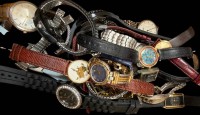 Auktion 375<br>50x div. Quartz Armbanduhren, unsortiert und ungepr&uuml;ft in Karton
