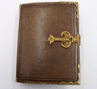 Auktion 375<br>kl. antikes Fotoalbum, 19. Jhd., Altersspuren