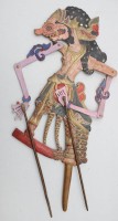 Auktion 375<br>traditionelle indonesische Schattenspielfigur, H-59cm
