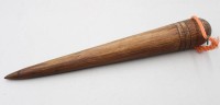 Auktion 375<br>klassischer Marlspieker aus Holz, Werkzeug aus der Seefahrt, ca. L-50cm