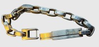 Auktion 375<br>Herrenarmband "Fossil" Edelstahl