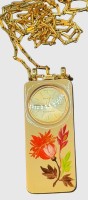 Auktion 375<br>mechan. Damenumh&auml;ngeuhr an langer Double-Kette "Diarex" 17 Rubis, Werk l&auml;uft, Swiss made, helles Ziffernblatt