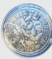 Auktion 375<br>3 Euro &Ouml;sterreich Tiertaler Fledermaus 2016 hgh.,boxed
