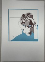 Auktion 375<br>Hartmut FRIEDRICH (1935-2020), moderne Lithografie, Nr. 88/250, BG 61x43 cm