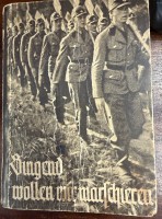 Auktion 375<br>Liederbuch des Reichsarbeitsdienstes "Singend wollen wir marschieren.." PP, 15x10,5 cm